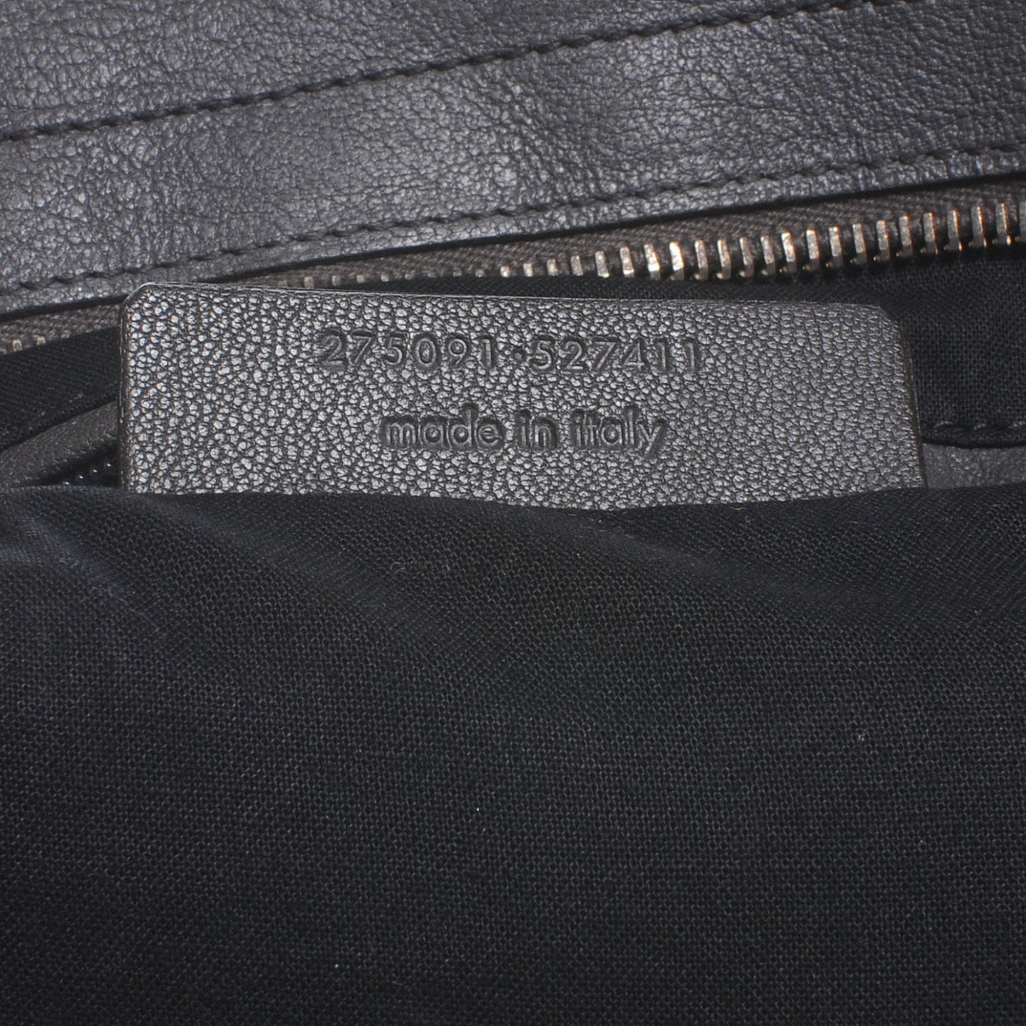 Leather Large Cabas Chyc Grey