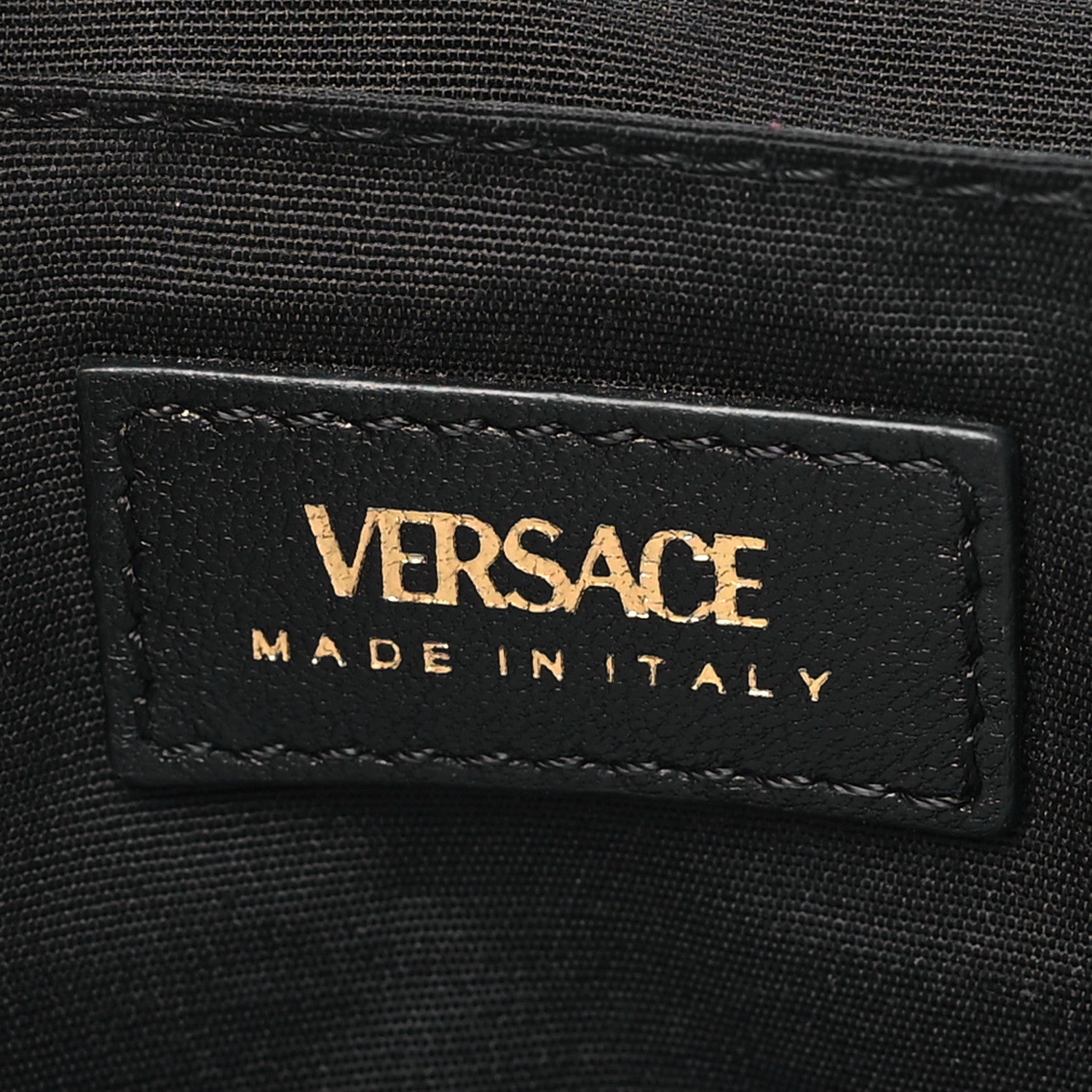 Versace Nappa Quilted La Medusa Chain Crossbody Black 6 of 9
