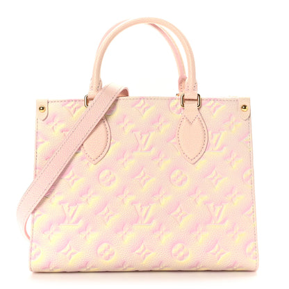 Louis Vuitton Empreinte Monogram Summer Stardust Onthego PM Pink 1 of 8