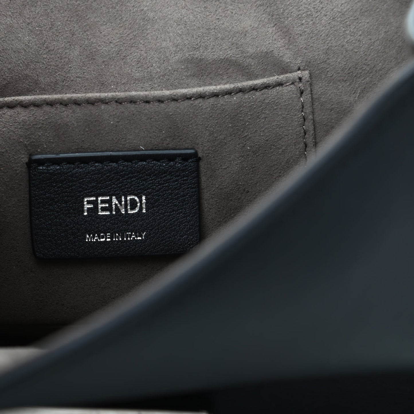 Vitello Century Opaco F is Fendi Small Kan I Shoulder Bag Black