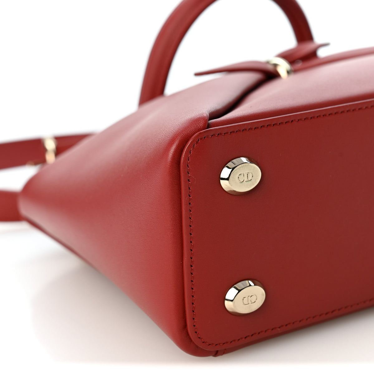 Shiny Smooth Calfskin Small Cigale Bag Garance