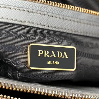 Prada Saffiano Lux Small Galleria Double Zip Tote Granito 6 of 10