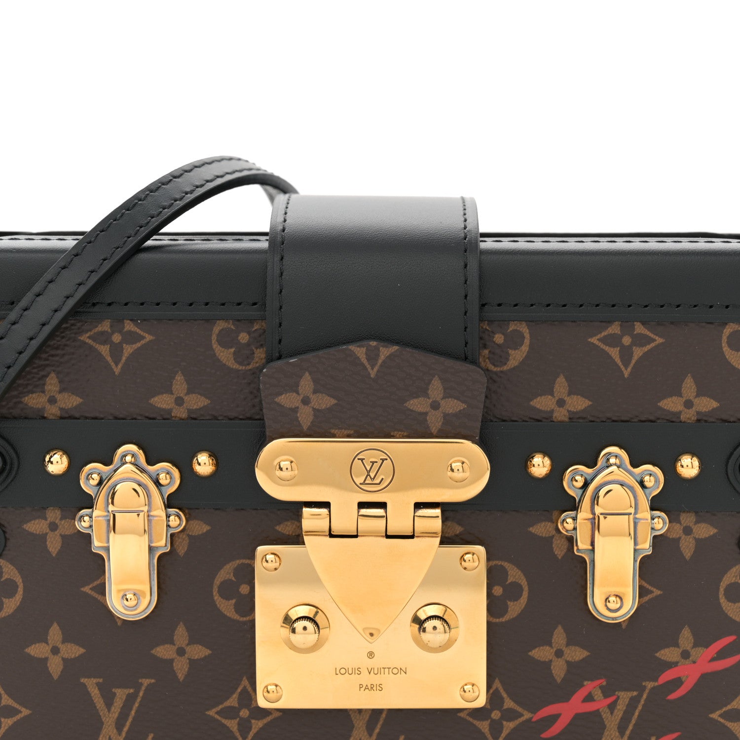 Louis Vuitton Monogram Petite Malle Black 7 of 10