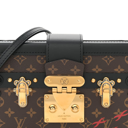 Louis Vuitton Monogram Petite Malle Black 7 of 10