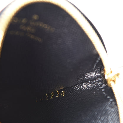 Louis Vuitton Monogram Giant Crafty Round Coin Purse Creme Rouge 5 of 7