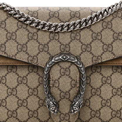 Gucci GG Supreme Monogram Small Dionysus Shoulder Bag Taupe 7 of 10