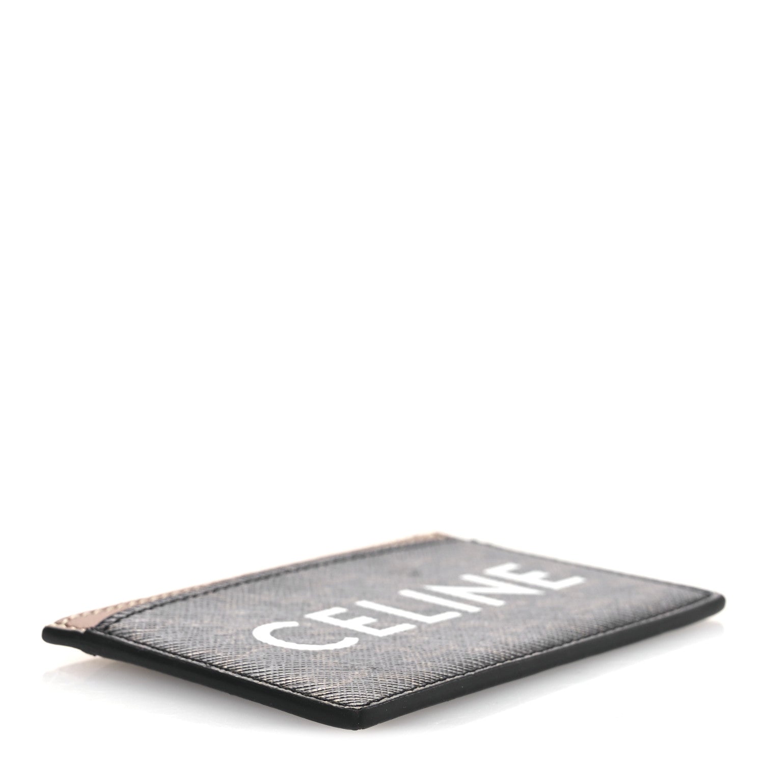Celine Triomphe Canvas Card Holder Tan 4 of 6