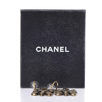 Chanel Gripoix Dangle Earrings Gold 6 of 7