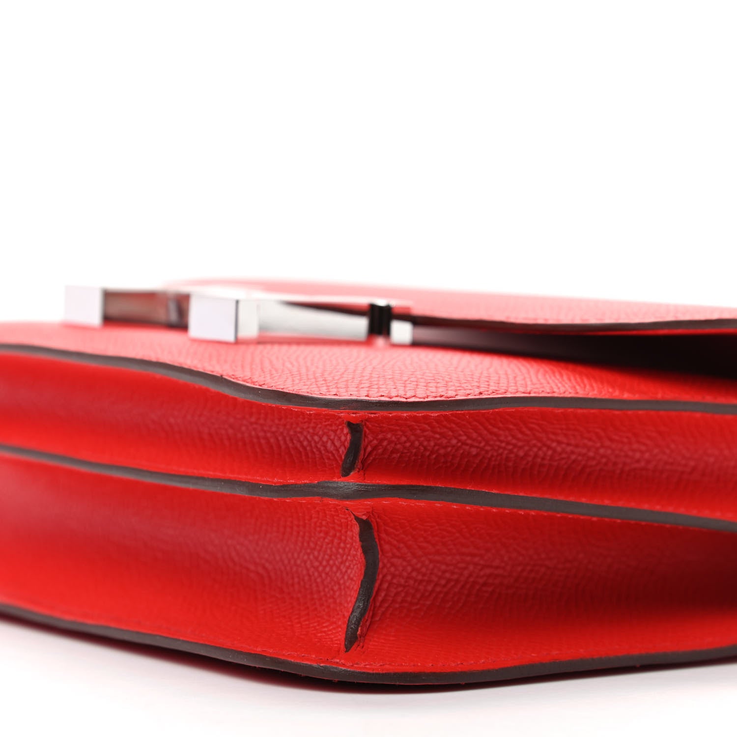 Hermes Epsom Enamel Constance 18 Rouge de Coeur Rubis 7 of 11