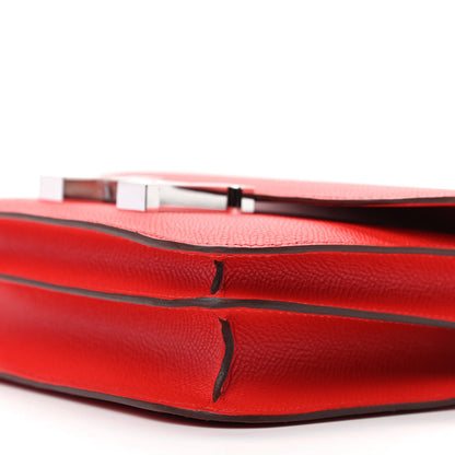 Hermes Epsom Enamel Constance 18 Rouge de Coeur Rubis 7 of 11