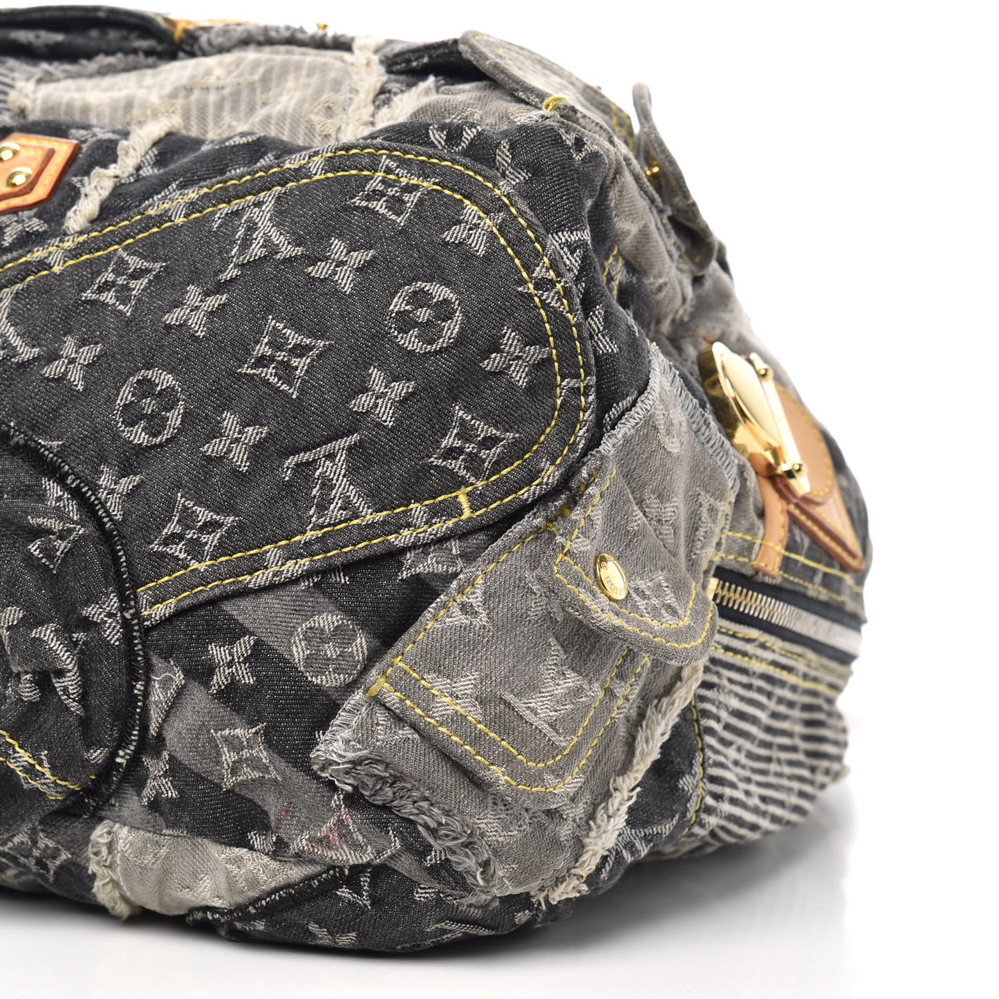 Denim Patchwork Bowly Black