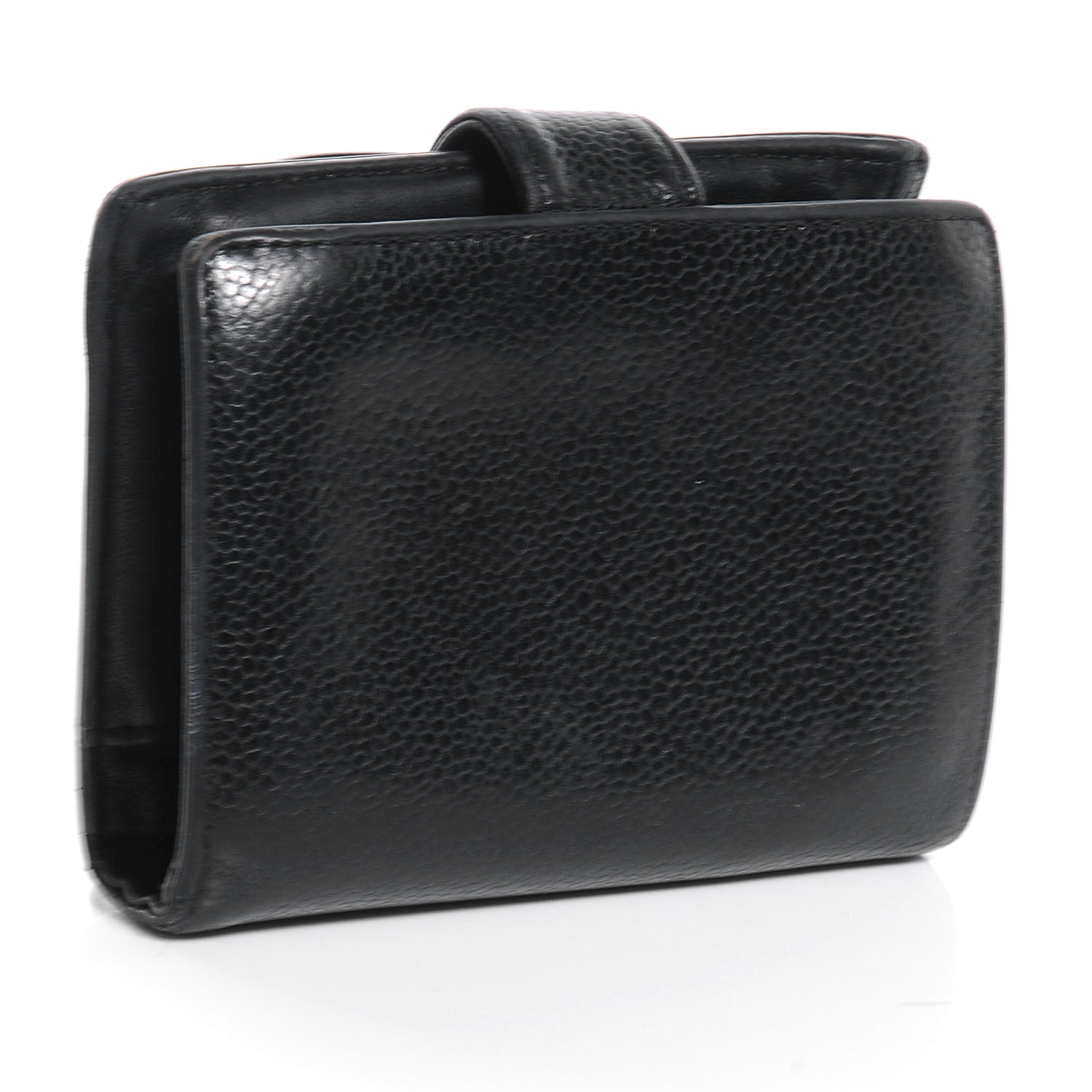 Chanel Caviar CC French Wallet Black 3 of 6