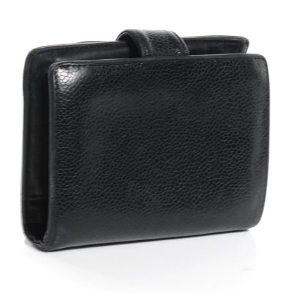 Chanel Caviar CC French Wallet Black 3 of 6