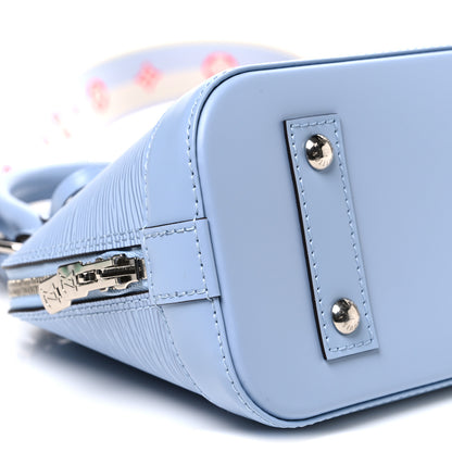 Louis Vuitton Epi Jacquard Alma BB Cloud Blue 8 of 9