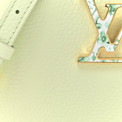 Louis Vuitton Taurillon Karung Mini Capucines Vert D'eau Green 7 of 11