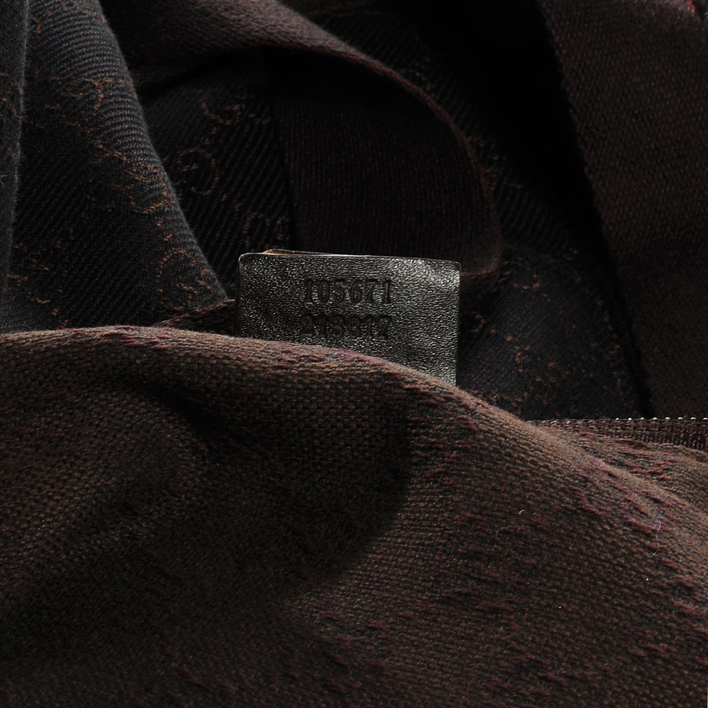 Denim Monogram Large Collapsible Carry On Duffle Bag Brown