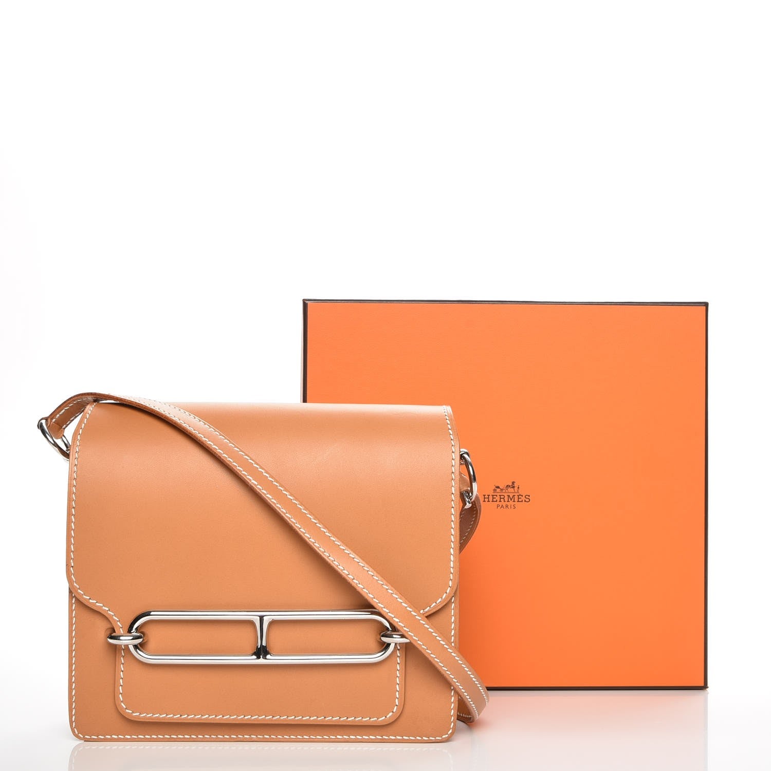 Hermes Evercalf Mini Sac Roulis Sable 7 of 7