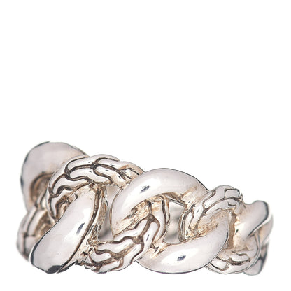 John Hardy Sterling Silver Classic Chain Curb Link Ring 52 6 3 of 5