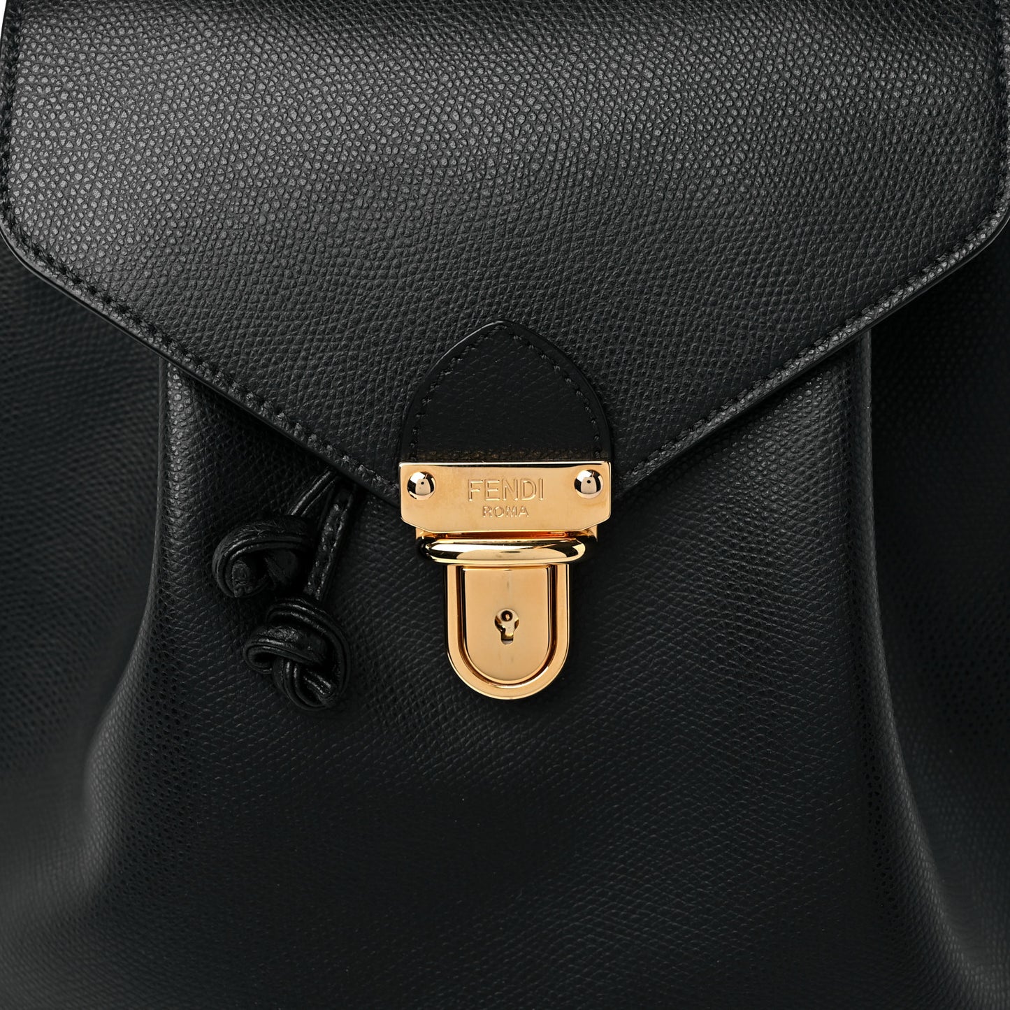 Vitello Cruise F is Fendi Drawstring Backpack Black