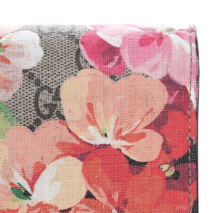 Gucci GG Supreme Monogram Blooms Chain Wallet Beige Multicolor Dry Rose 13 of 13