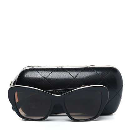 Chanel Acetate Lambskin CC Sunglasses 5457-Q-A Black 10 of 10