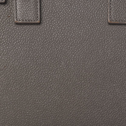 Saint Laurent Grained Calfskin Nano Sac De Jour Fog 10 of 15