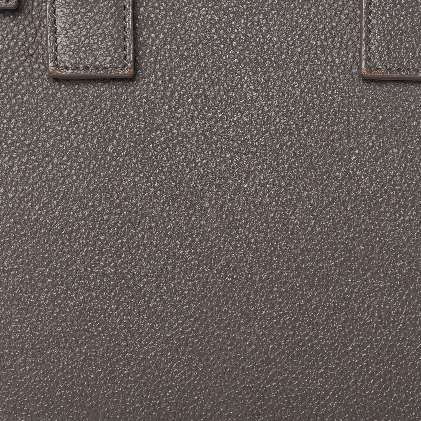 Grained Calfskin Nano Sac De Jour Fog