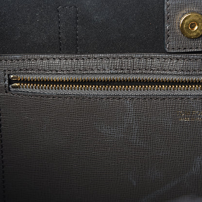 Tom Ford Grained Calfskin Small T Tote Grey 7 of 12