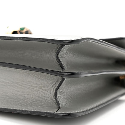 Bulgari Calfskin Galuchat Serpenti Forever Shoulder Bag Grey 13 of 16