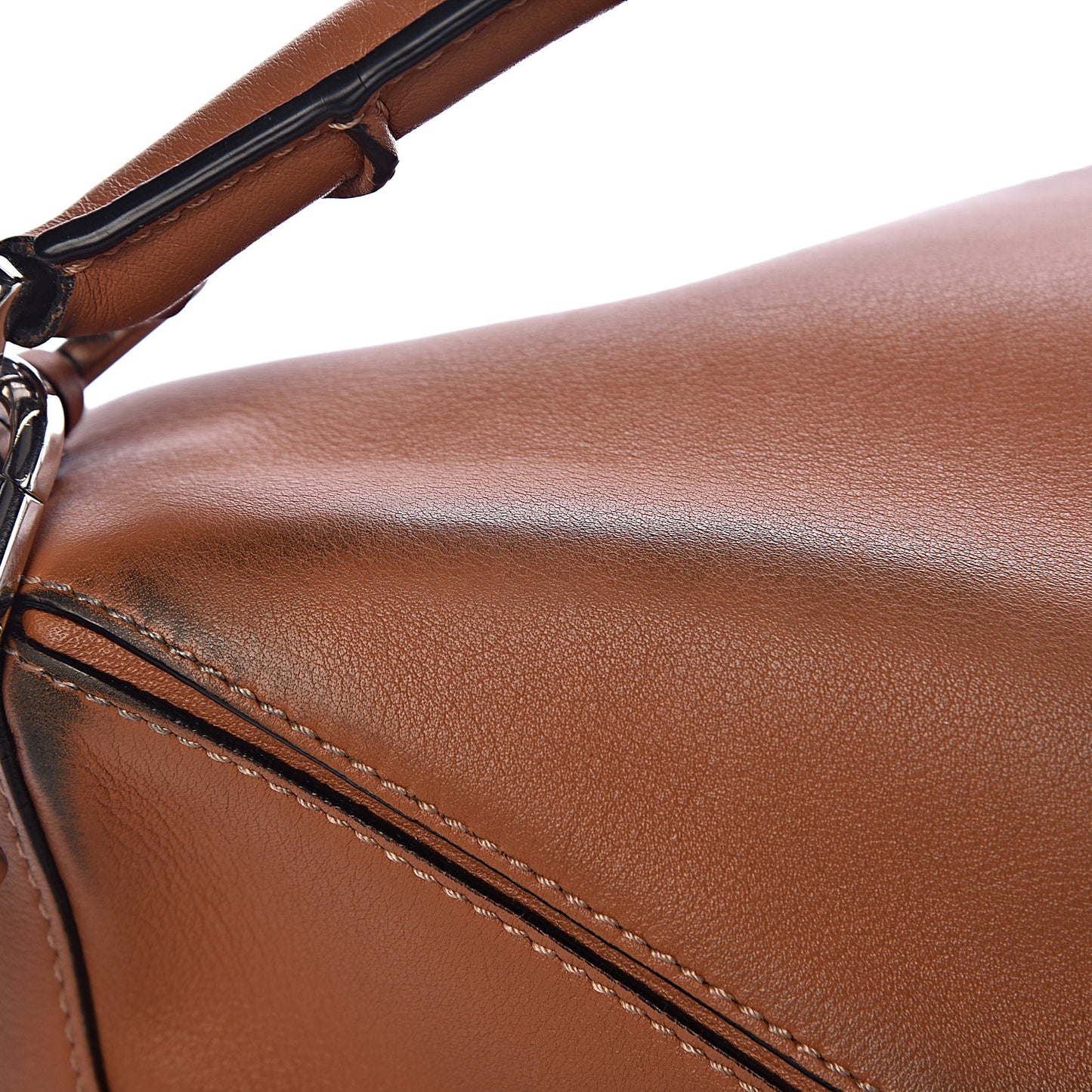 Calfskin Small Puzzle Bag Tan