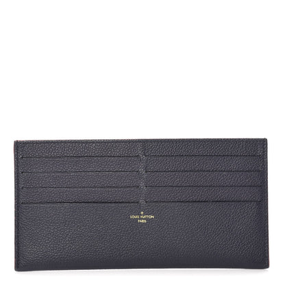 Louis Vuitton Calfskin Felicie Chain Wallet Card Holder Insert Marine Rouge 1 of 6