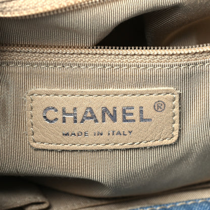 Chanel Denim Quilted Chain Hobo Light Blue 6 of 10