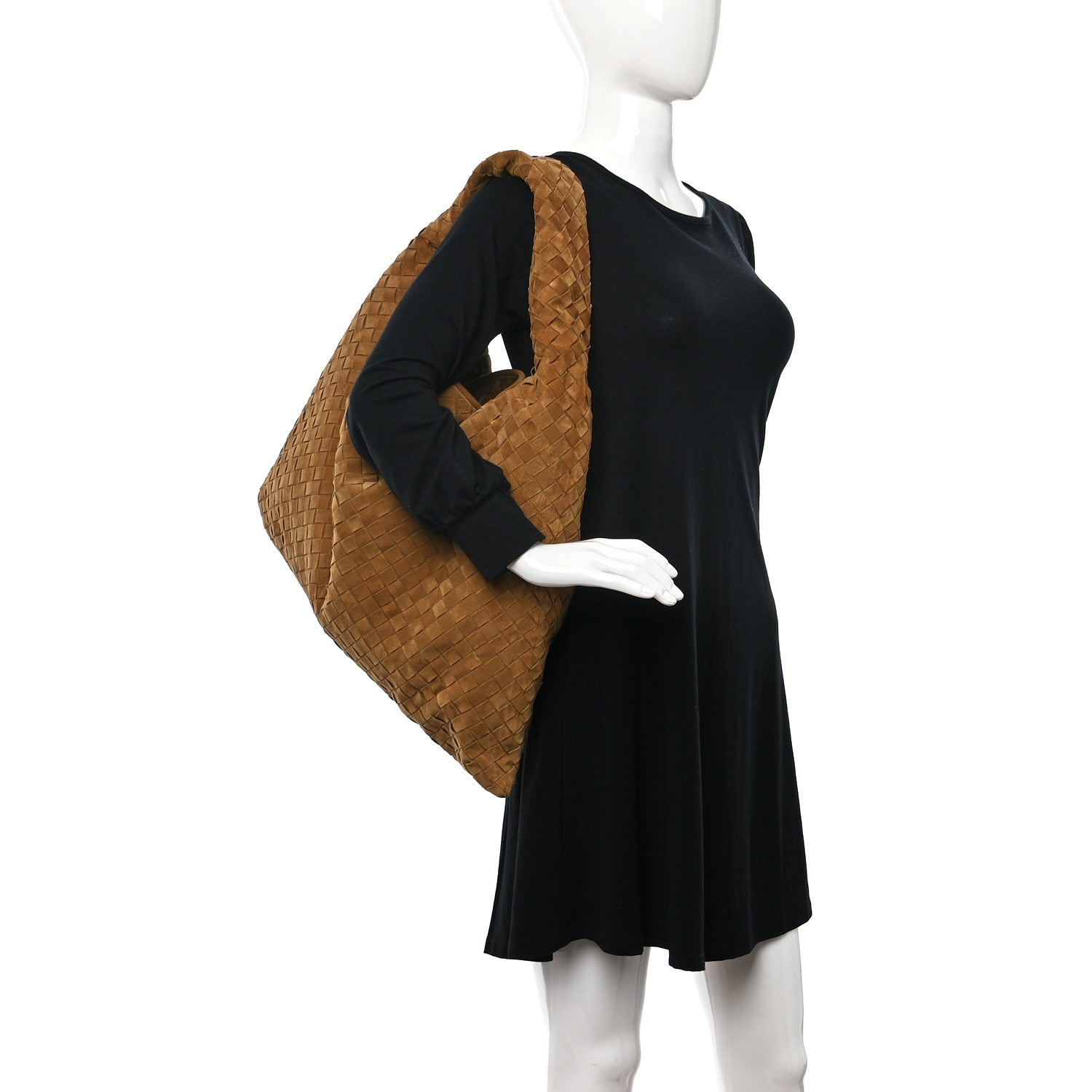 Bottega Veneta Suede Intrecciato Large Hop Acorn 2 of 8