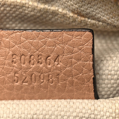 Gucci Pebbled Calfskin Small Soho Disco Bag Camelia 6 of 16