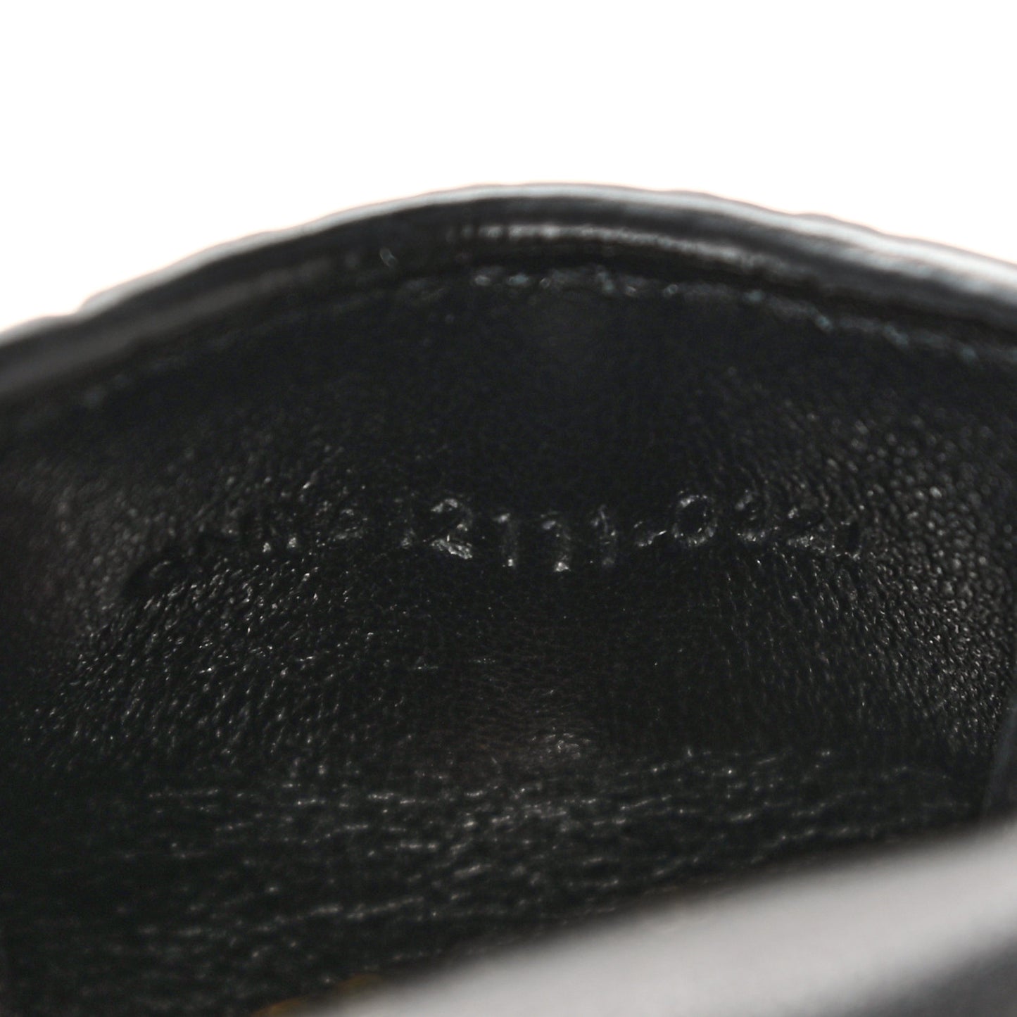 Calfskin Crocodile Embossed Monogram Airpods Case Black