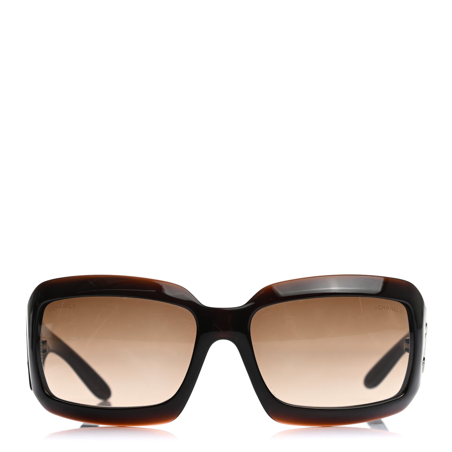 Oval CC Sunglasses 6022-Q Brown