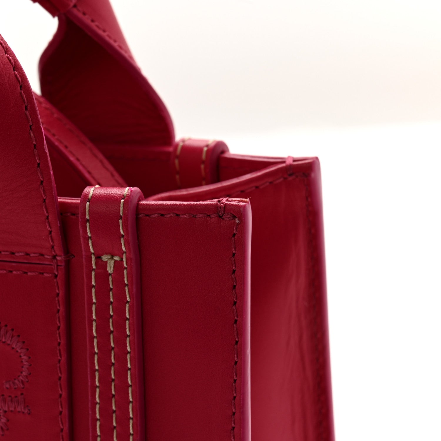 Chloe Calfskin Mini Woody Ribbon Tote Fizzy Pink 13 of 16