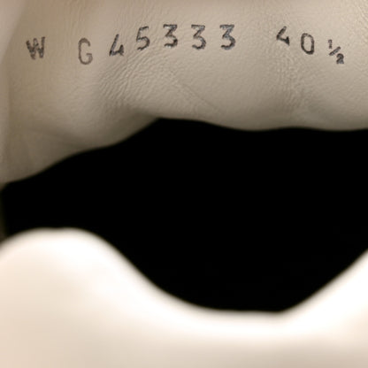 Chanel Calfskin CC Sneakers 40.5 Burgundy White 8 of 8
