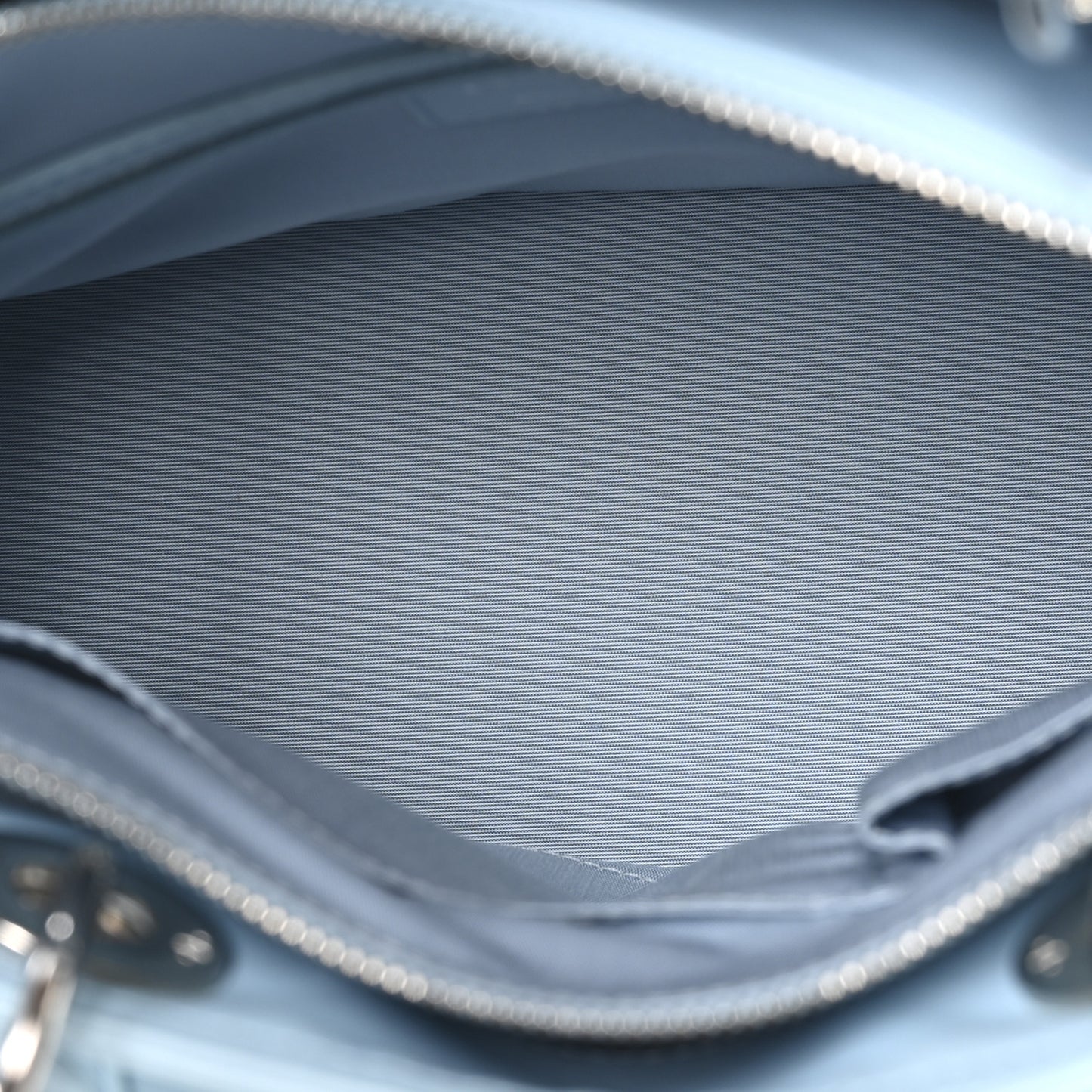 Lambskin Cannage Granville Polochon Light Blue