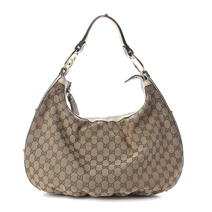 Gucci Monogram Medium Interlocking Hobo Off White 1 of 8