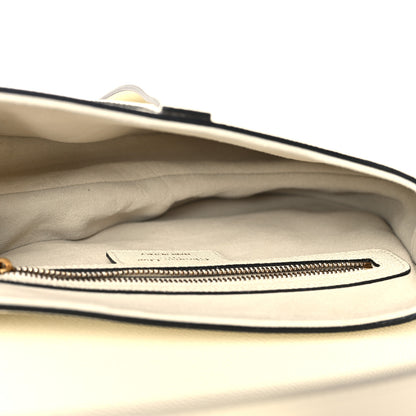 Christian Dior Grained Calfskin Saddle Bag With Strap Latte 5 of 10