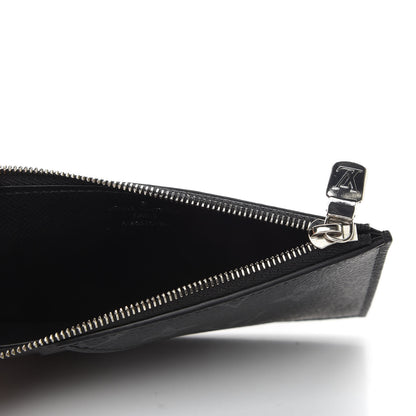 Louis Vuitton Monogram Eclipse Taiga Coin Card Holder 5 of 6