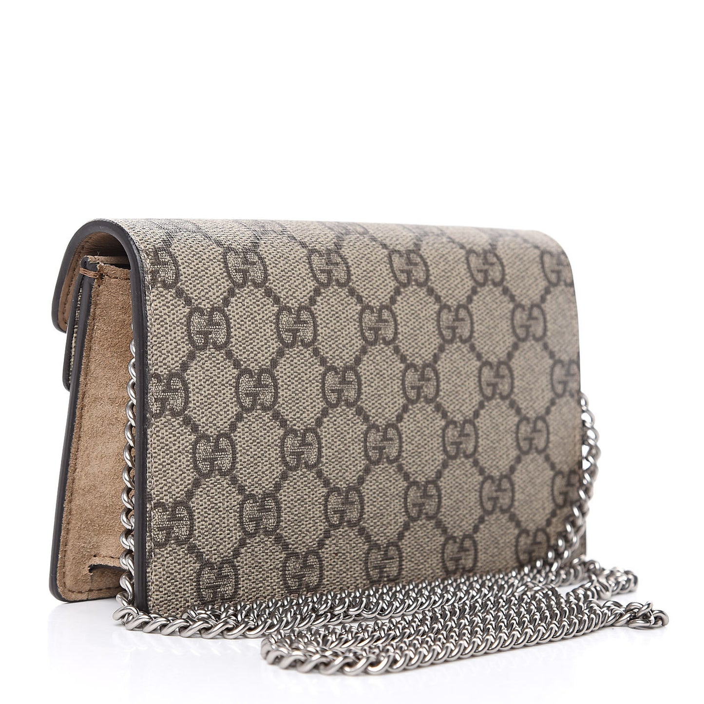 GG Supreme Monogram Super Mini Dionysus Shoulder Bag Taupe