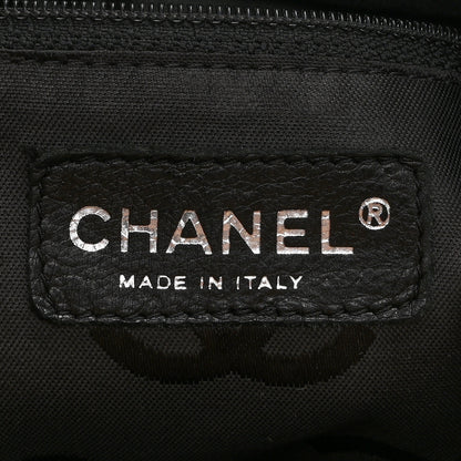 Chanel Calfskin Quilted Medium Cambon Tote Beige Black 6 of 10