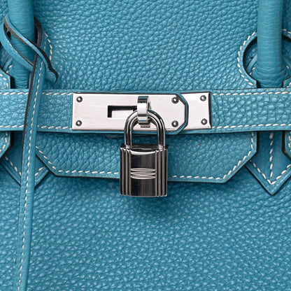 Hermes Togo Birkin 35 Blue Jean 10 of 13