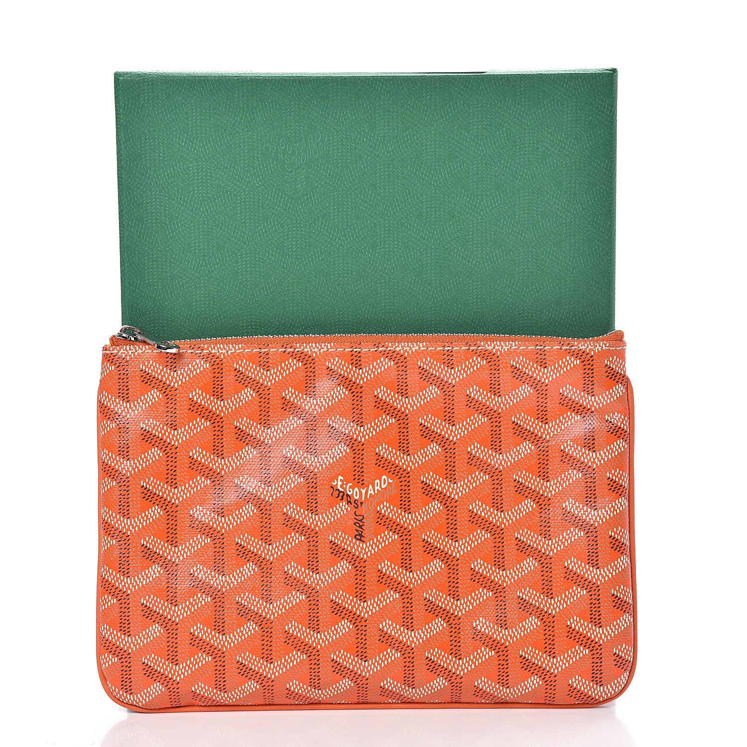 Goyard Goyardine Senat Pochette PM Orange 9 of 9
