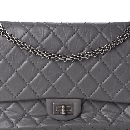 Chanel Aged Calfskin Quilted 2.55 Reissue 226 Flap Grey 11 of 11