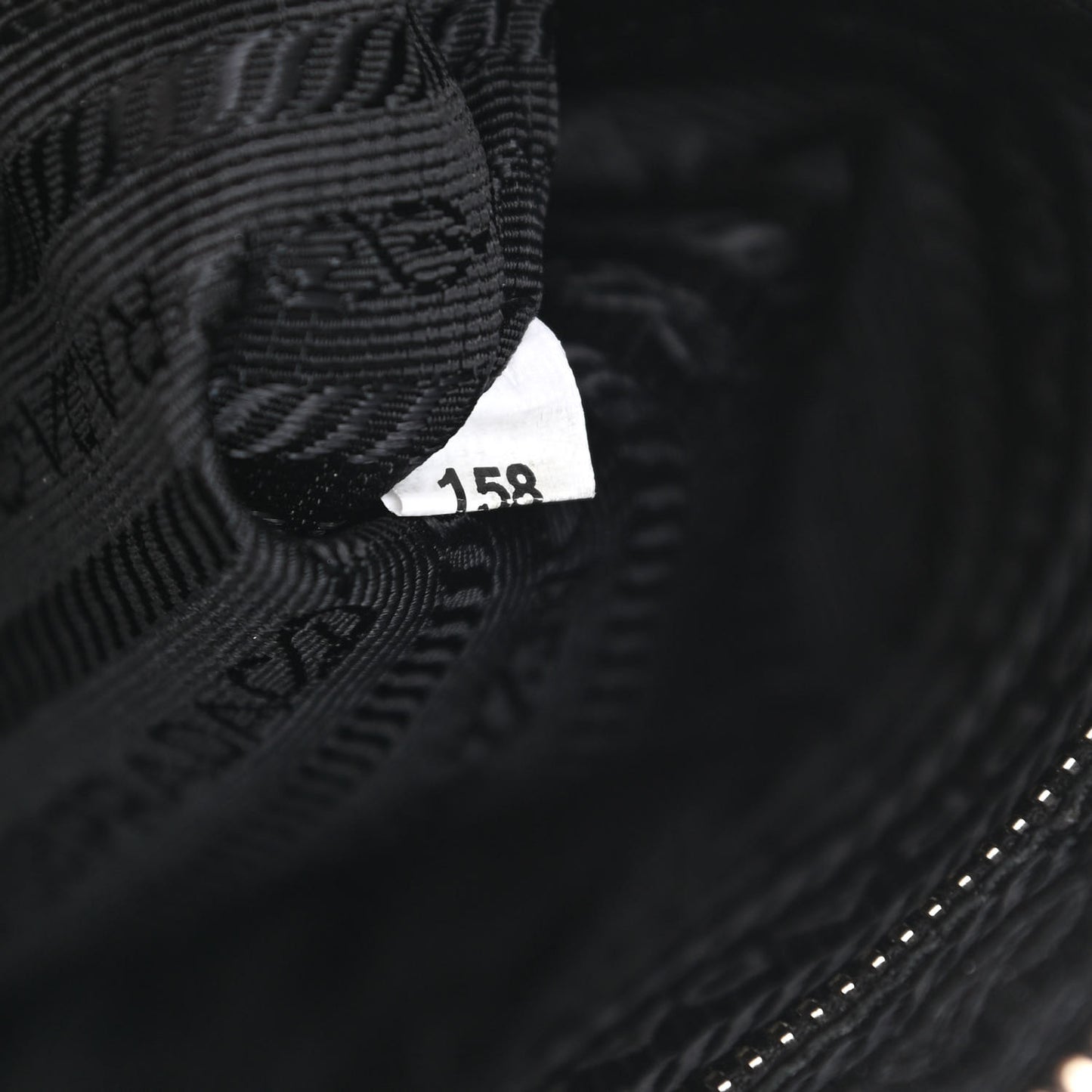 Nylon Tessuto Impuntu Quilted Crossbody Bag Black