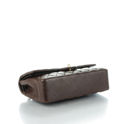 Chanel Lambskin Quilted Medium Double Flap Brown 4 of 12