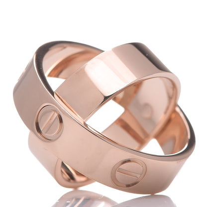 Cartier 18K Pink Gold 5.5mm Astro LOVE Ring 52 6 4 of 5